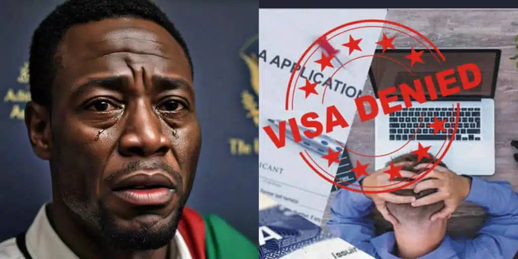 Man goes viral after mistakenly boarding bus to Ajah instead of Abule Egba, cries for hours after U.S. visa rejection.